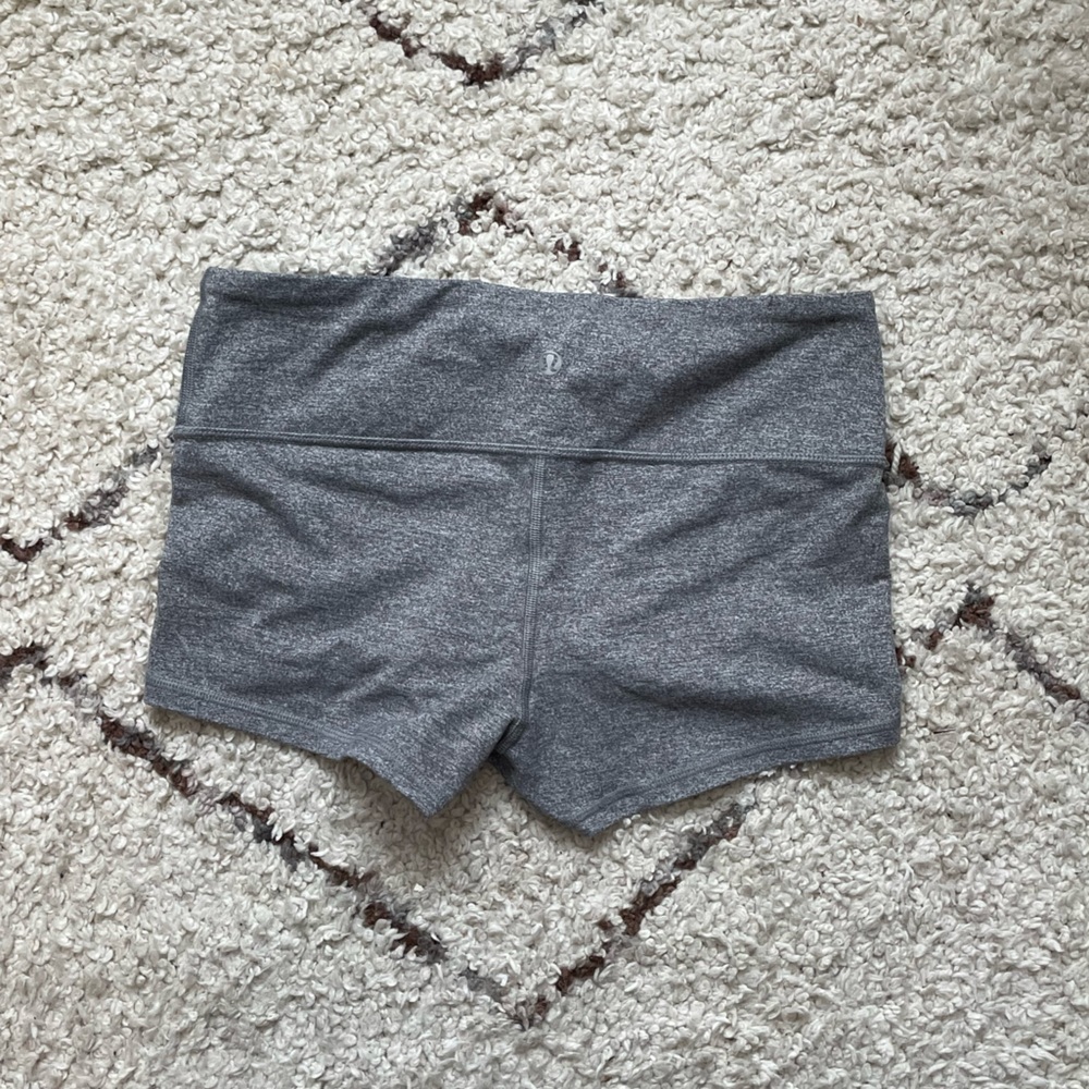 Grey lulu lemon shorts